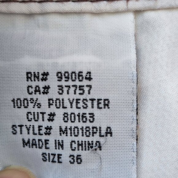 Billabong board shorts men's size 36 orange brown plaid with graphic design - Picture 4 of 10